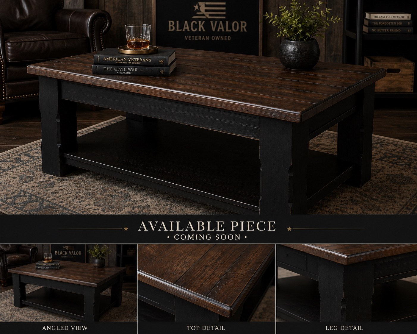 Black Valor custom furniture