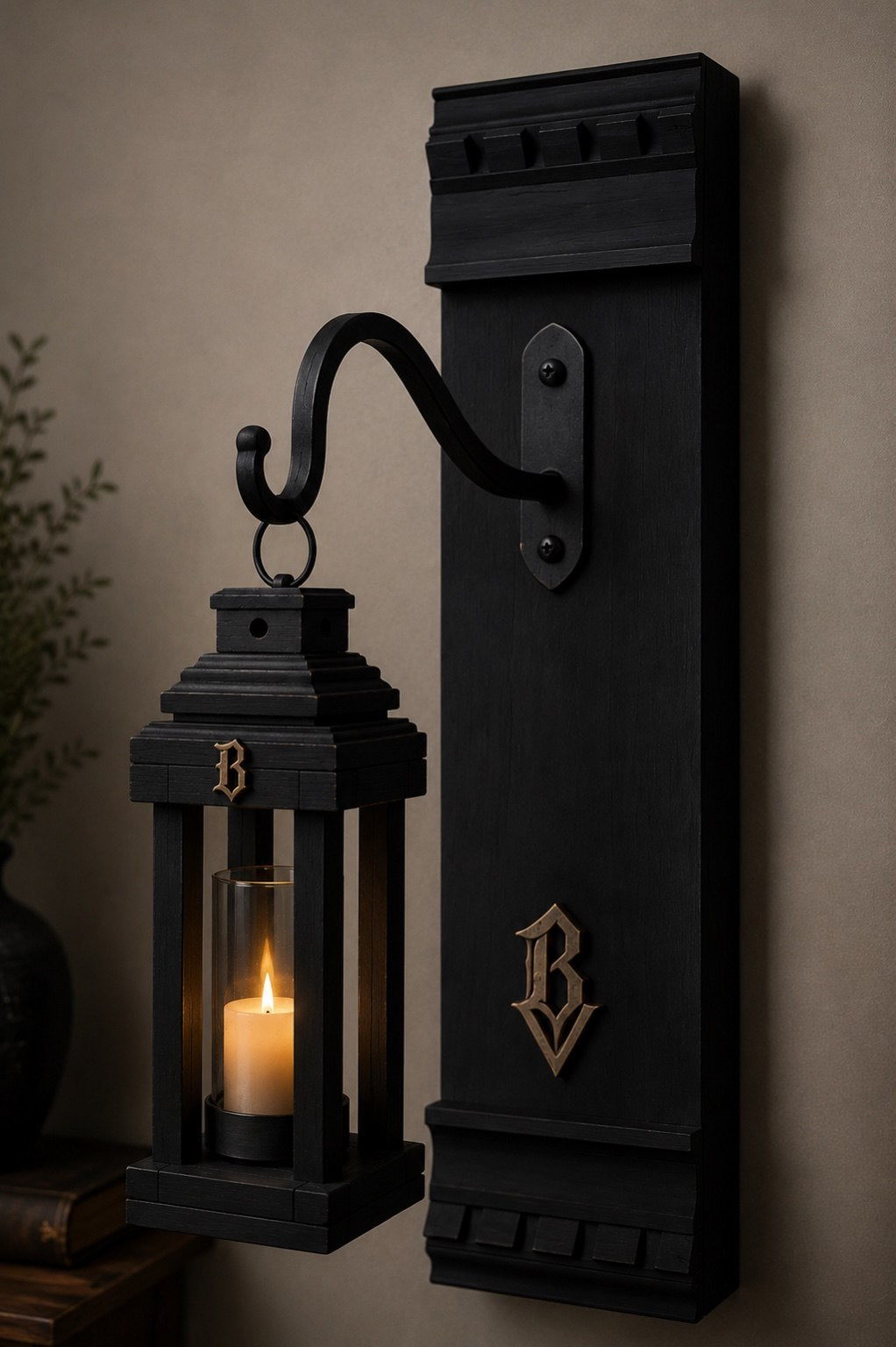 Lantern wall décor