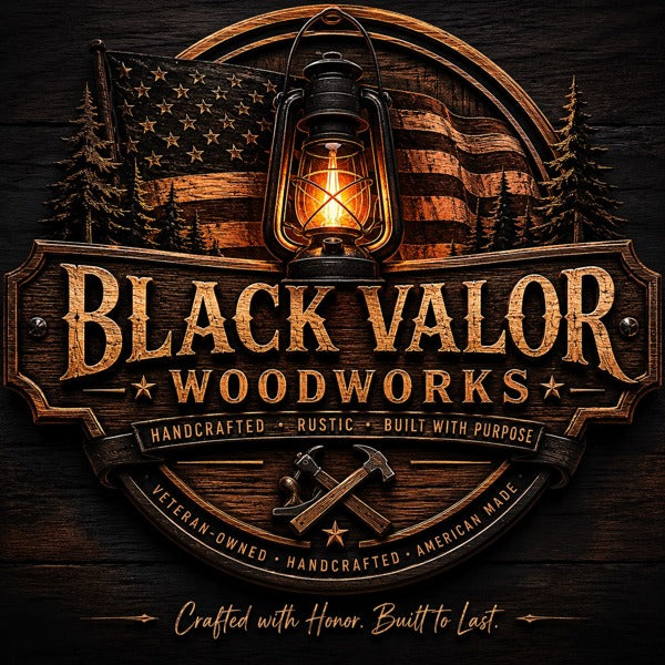 Black Valor Woodworks logo